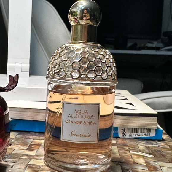 GUERLAIN Other - GUERLAIN Aqua Allegoria Orange Soleia Perfume in Gold and Peach